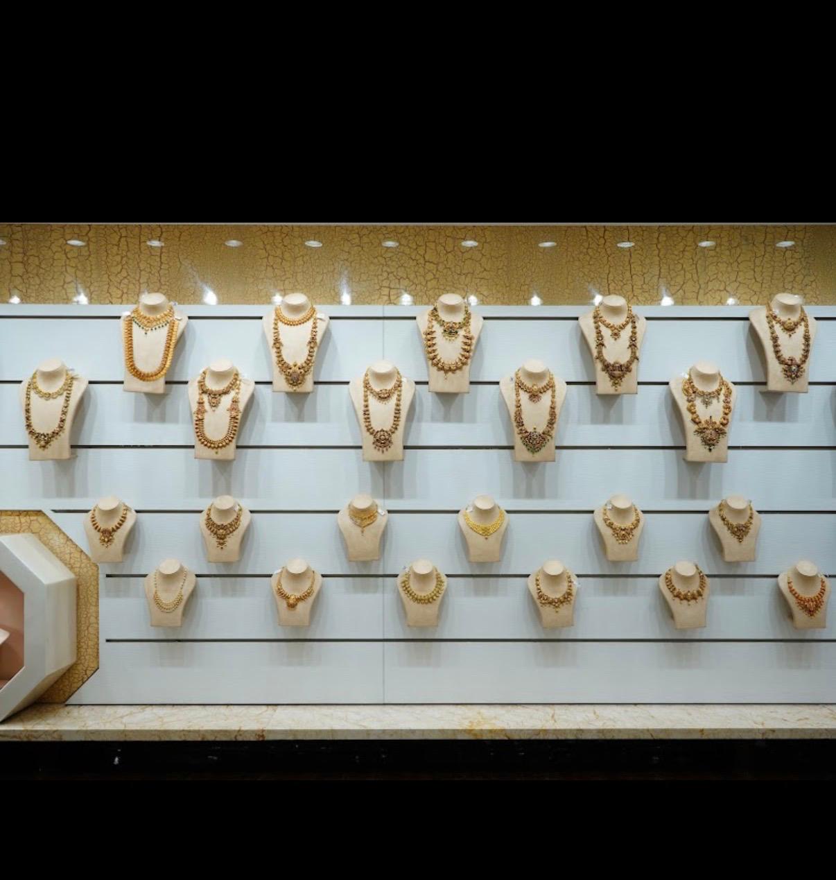 Raasi Jewellers showroom interior